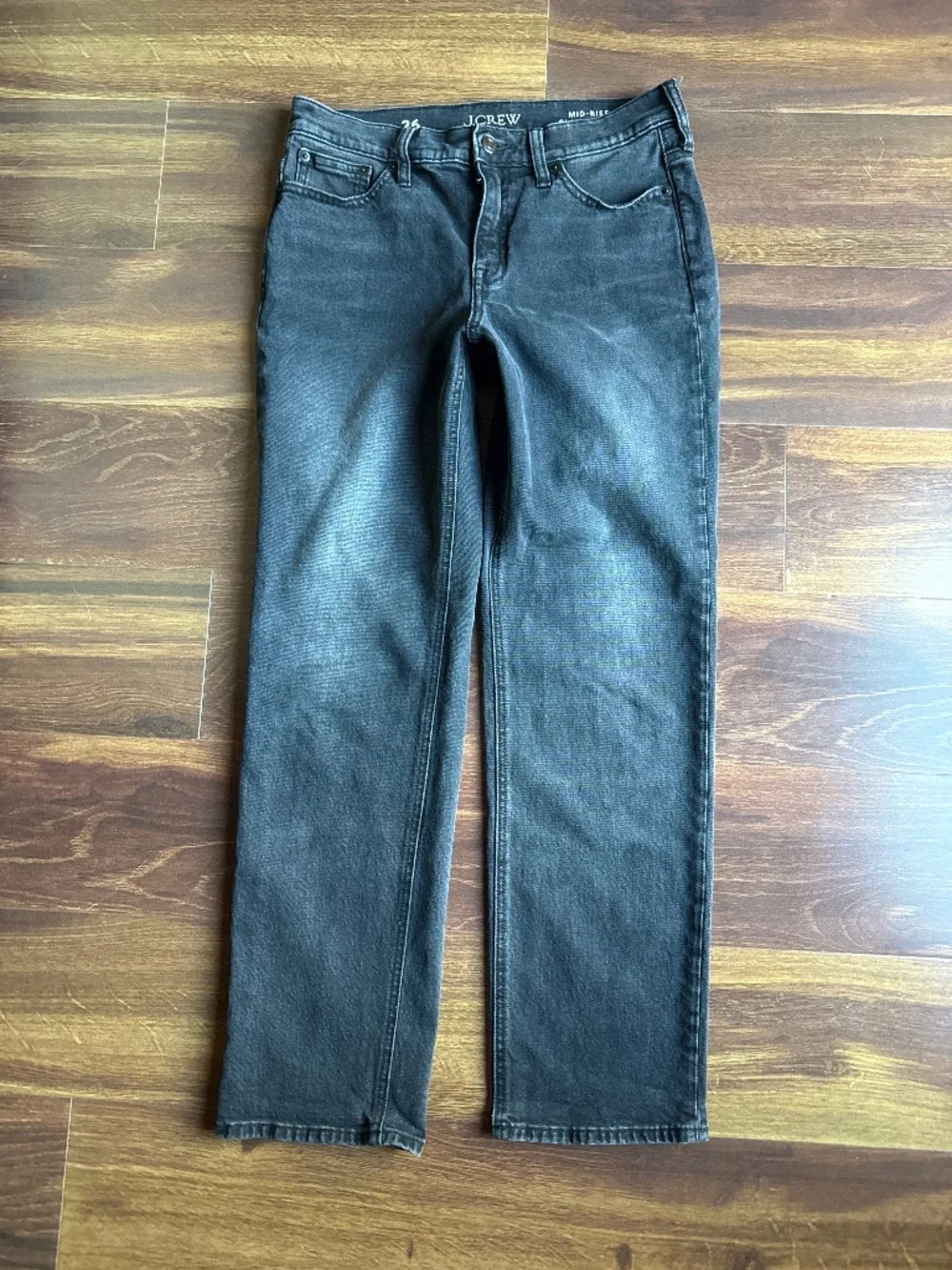 J CREW Mid Rise 90’s Classic Straight Jeans Size 26